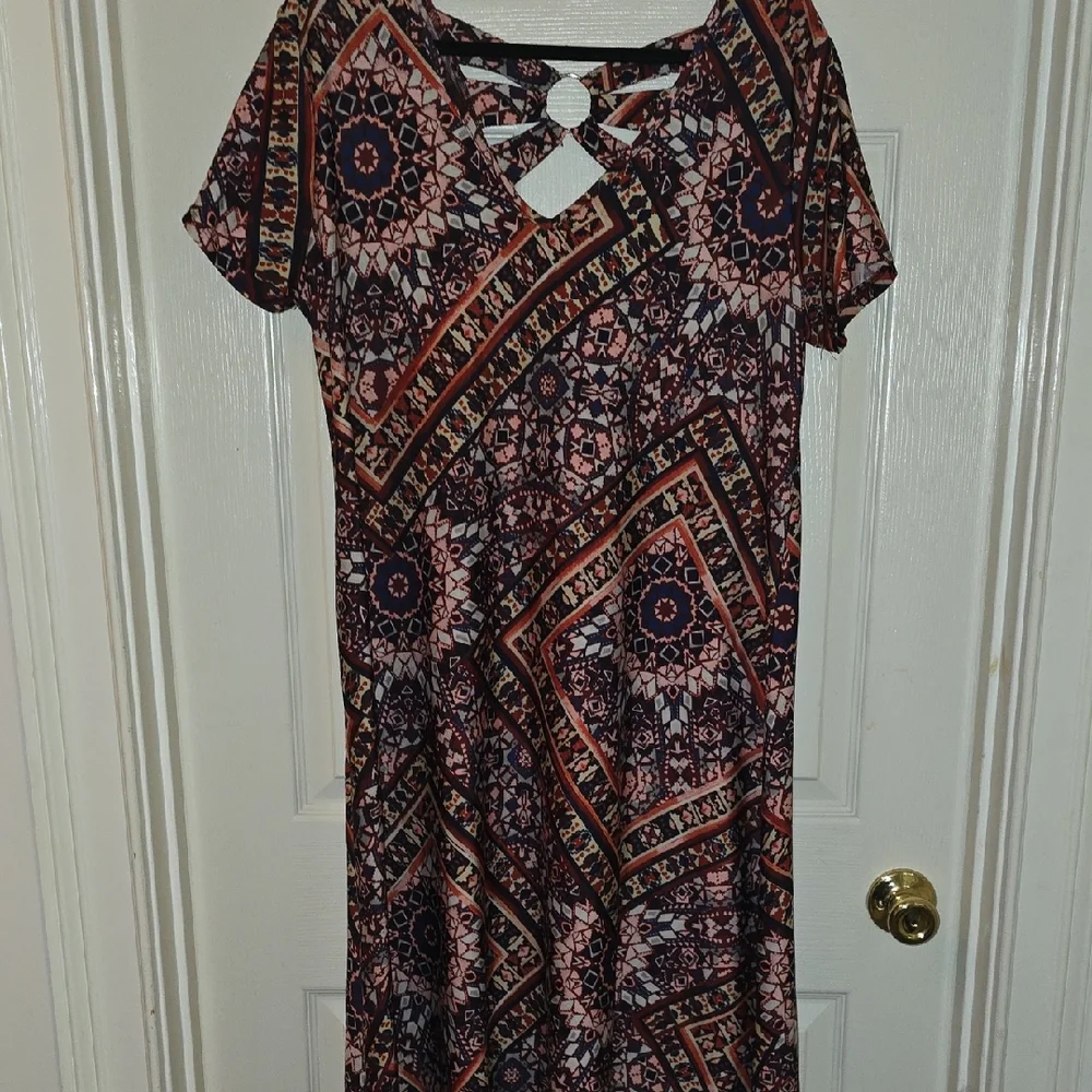 New Directions‎ Multicolor Geometric Dress